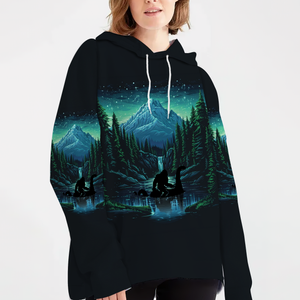 Bigfoot Riding Loch Ness Into The Forest I Go All Over Print Shirt