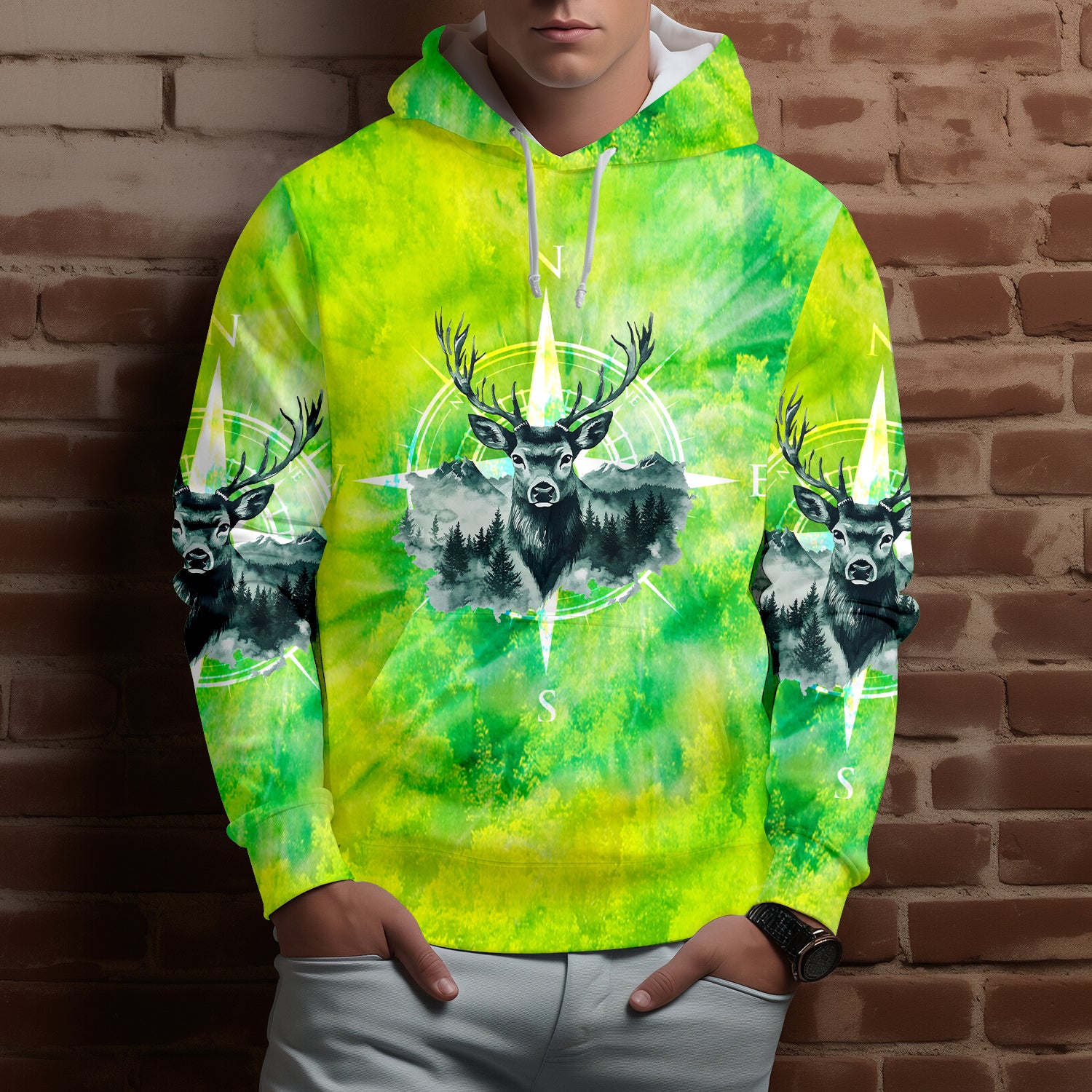In The Forest Embrace, I Lose My Thoughts And Uncover My Spirit All Over Print Shirt
