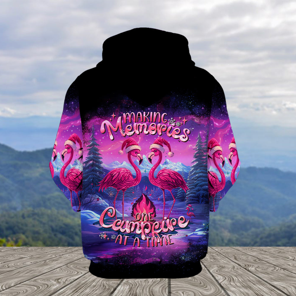 Neon Colorful Making Memories One Campfire At A Time All Over Print Shirt
