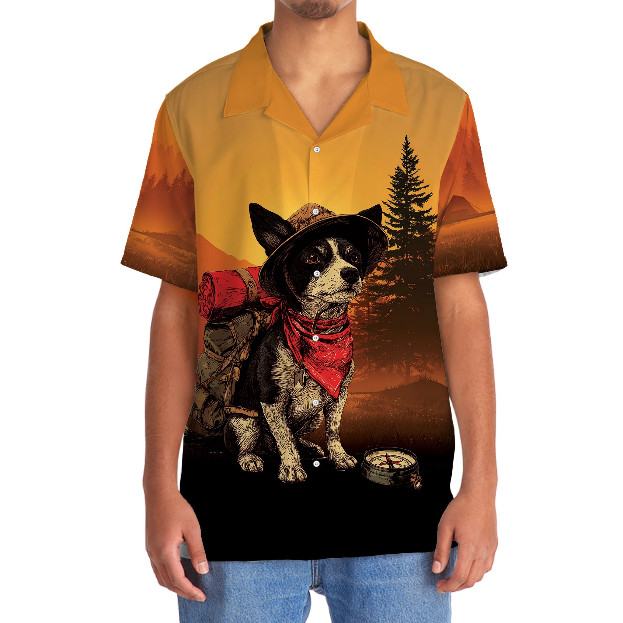 Hiking Buddy Outdoor Hawaiian Shirt