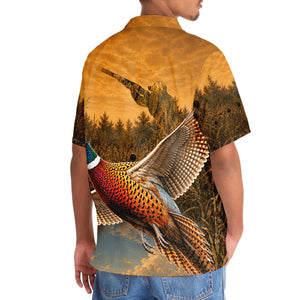 Wild Pheasant Hunting Hawaiian Shirt
