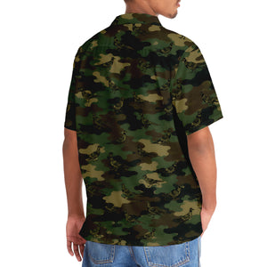 Pheasant Camouflage Millitary Hawaiian Shirt