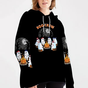 Boo Crew Camping All Over Print Shirt