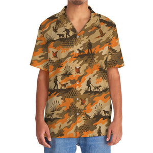 Upland Heritage Pheasant Hunting Camouflage Hawaiian Shirt