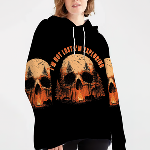Creepy I'm Not Lost I'm Exploring All Over Print Shirt