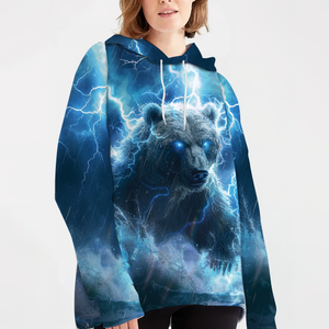 Electric Powerful Bear Awesome Cool All Over Print Shirt