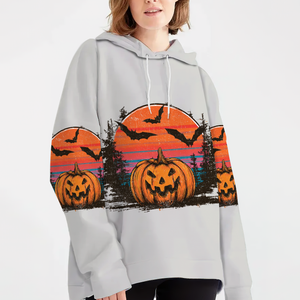 Retro Spooky Vintage Camping Vibes Halloween All Over Print Shirt