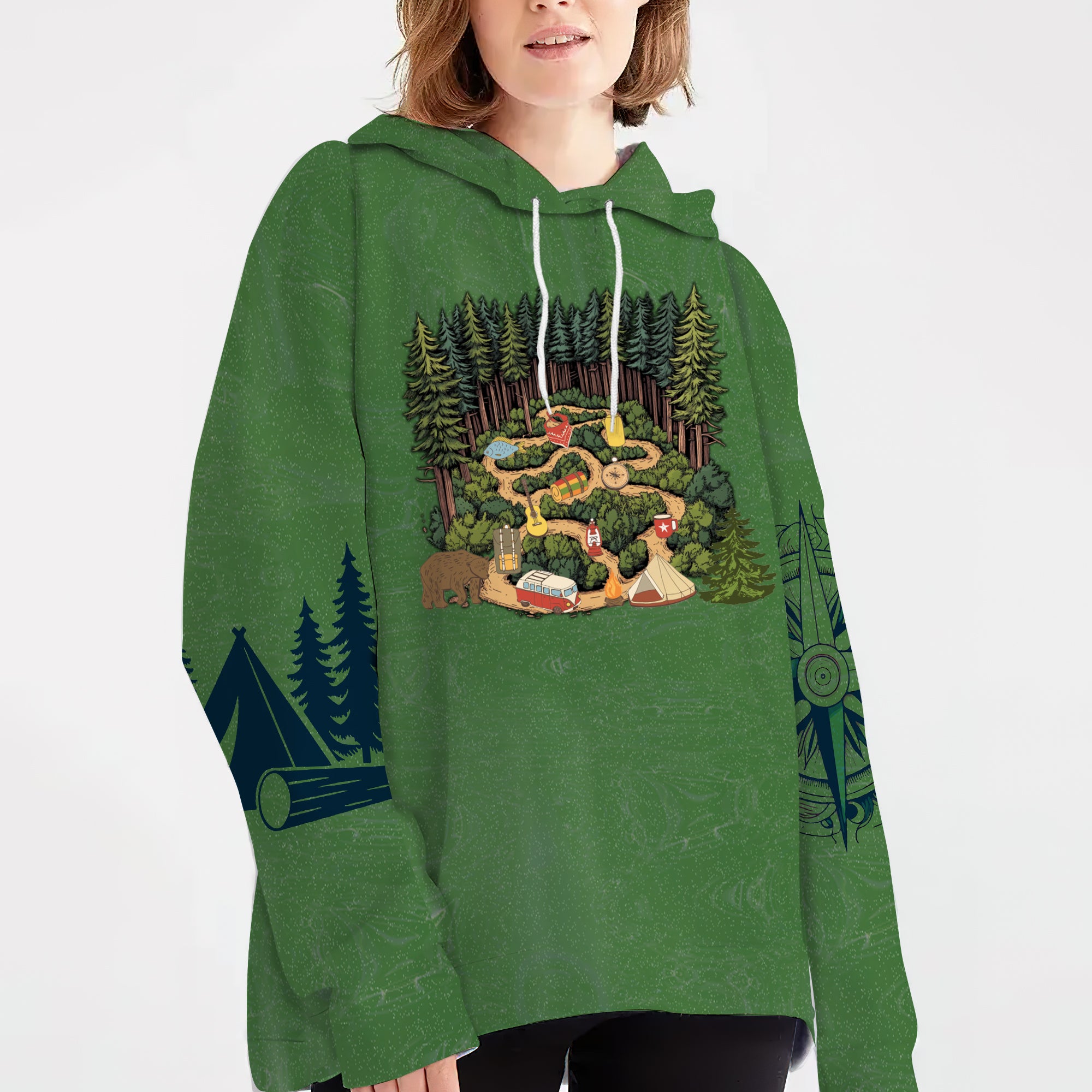 Camping Is A-Maze-Ing All Over Print Shirt