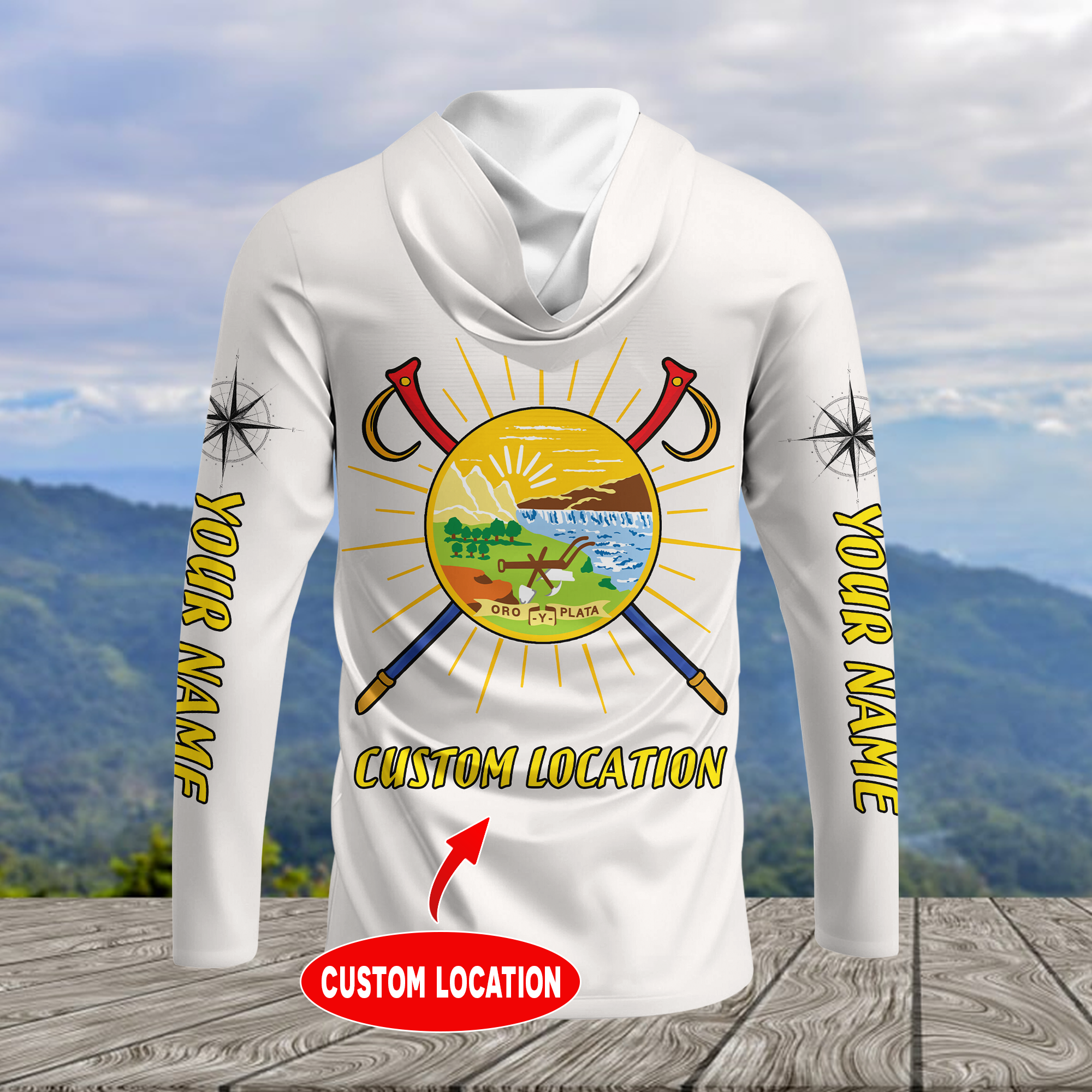 Custom Personal Hiking Montana State All Over Print Shirt