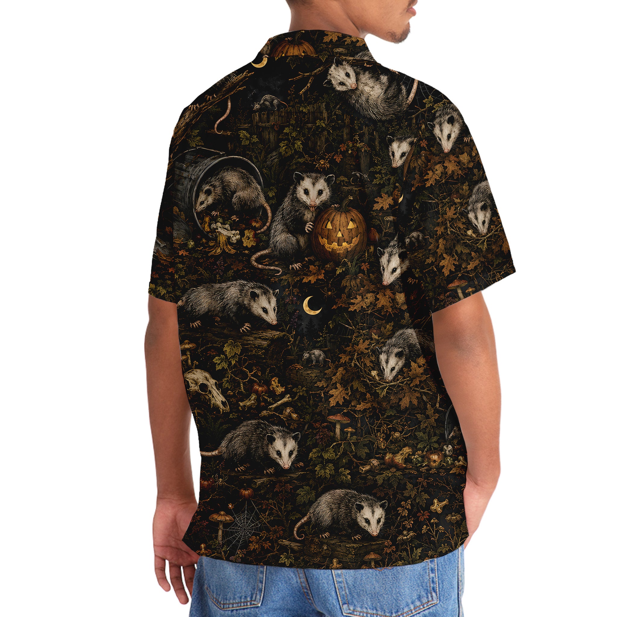 Virginia Opossum Halloween Hawaiian Shirt