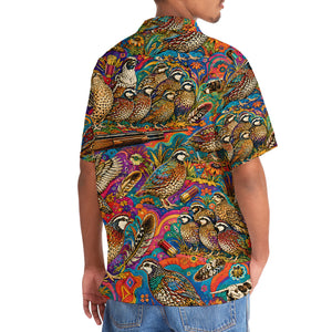 Psychedelic Quail Hunting Hawaiian Shirt