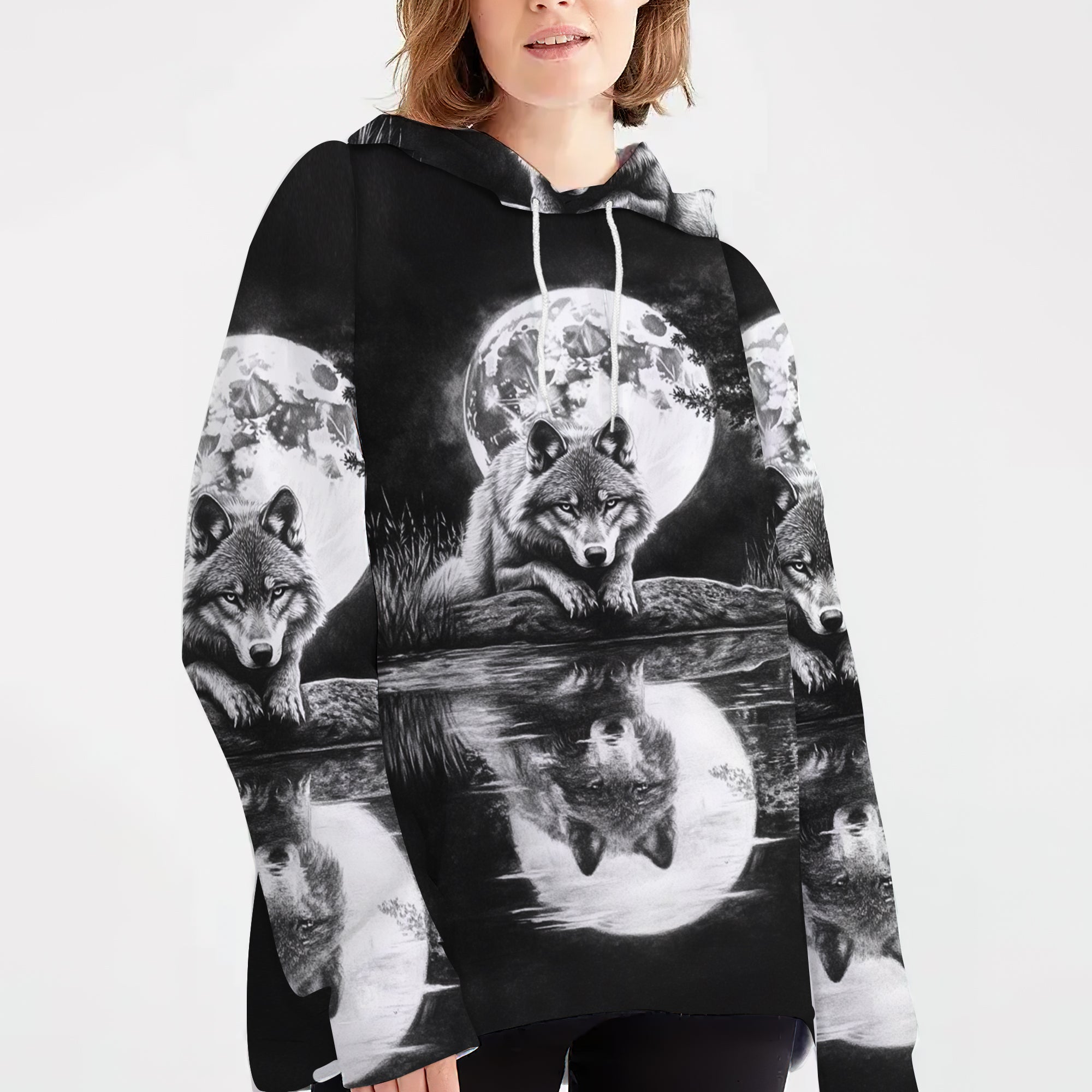 Mystical Wolf Art All Over Print Shirt
