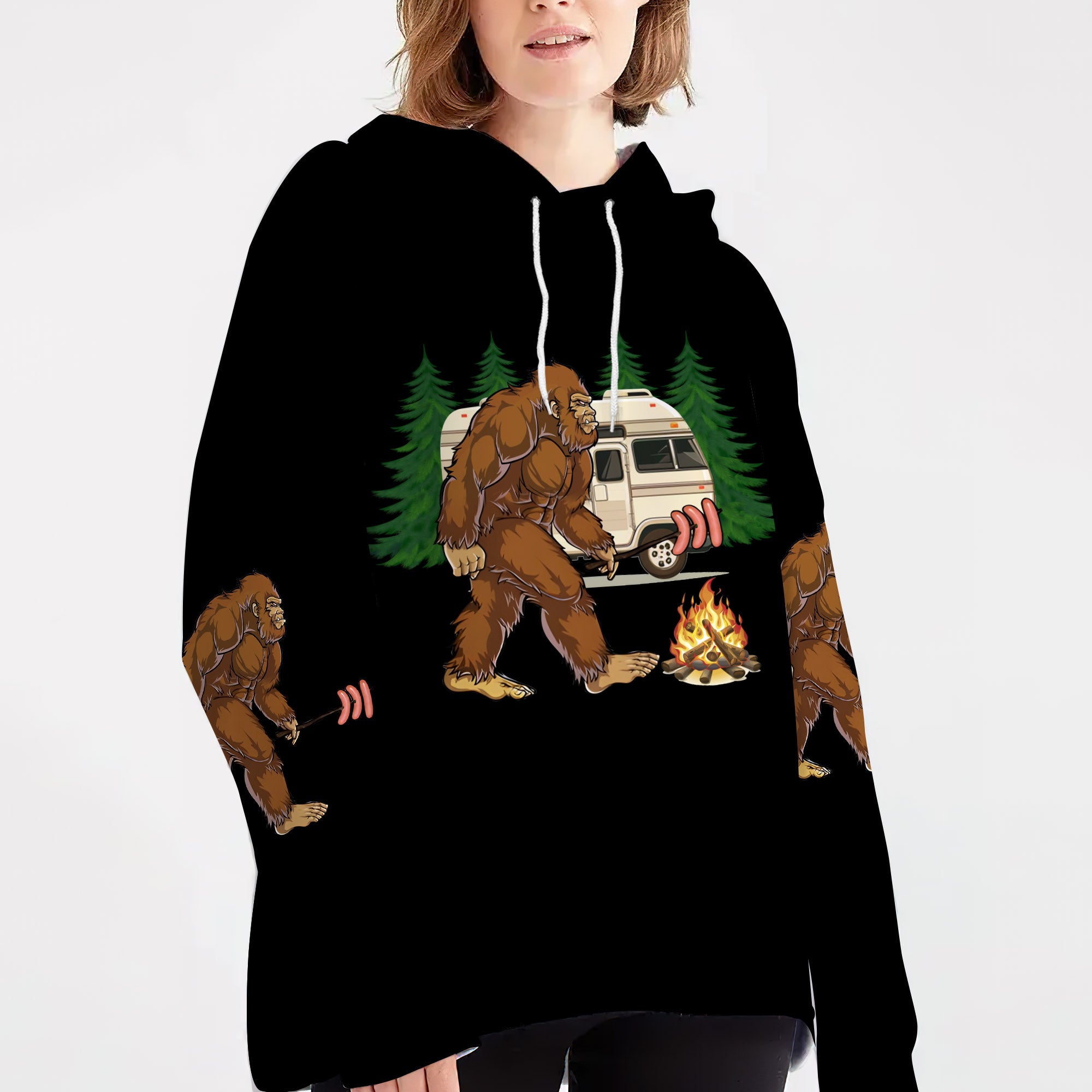 Camp Crew Hunt For Bigfoot All Over Print Shirt