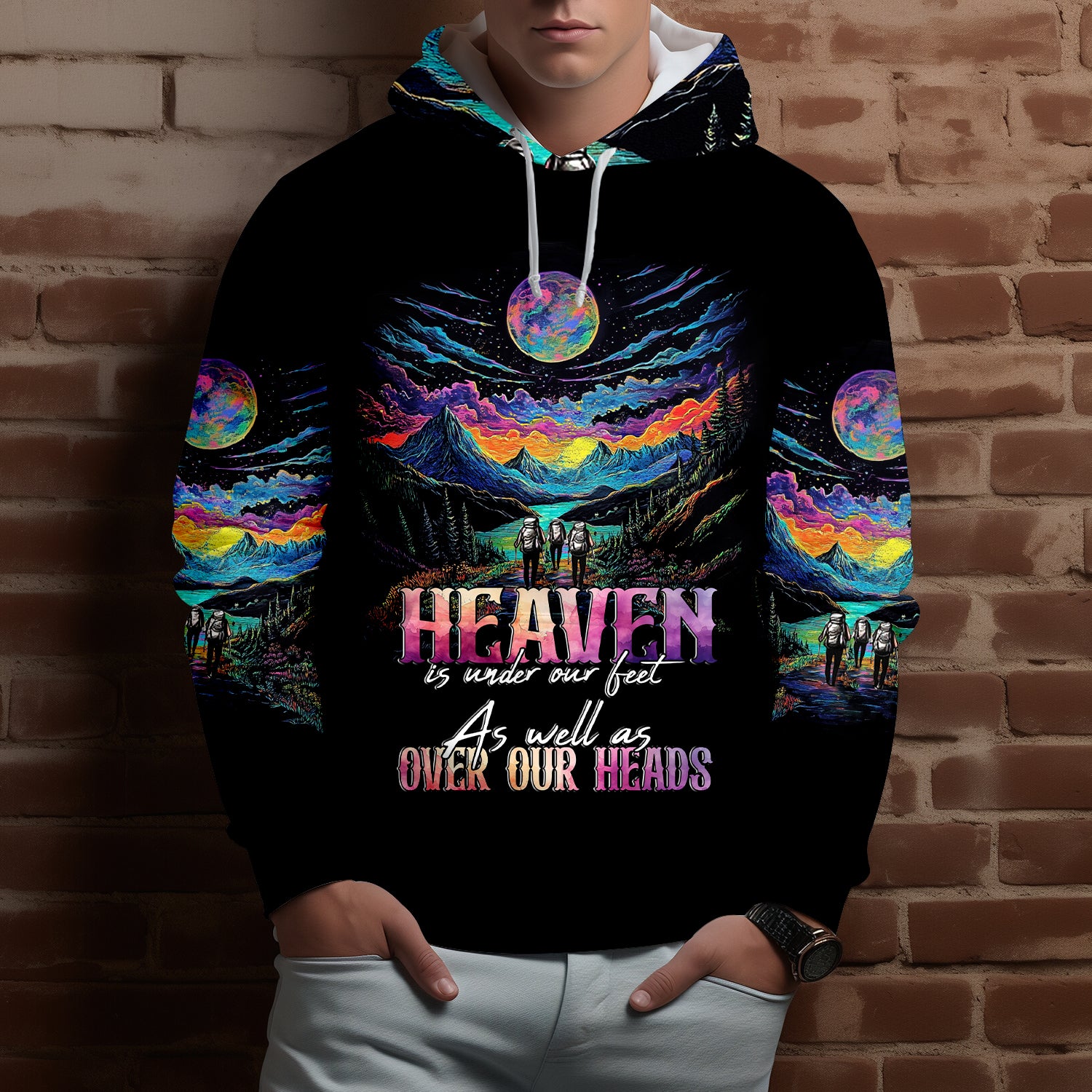 Heaven Is Under Our Feet As Well As Over Our Heads All Over Print Shirt