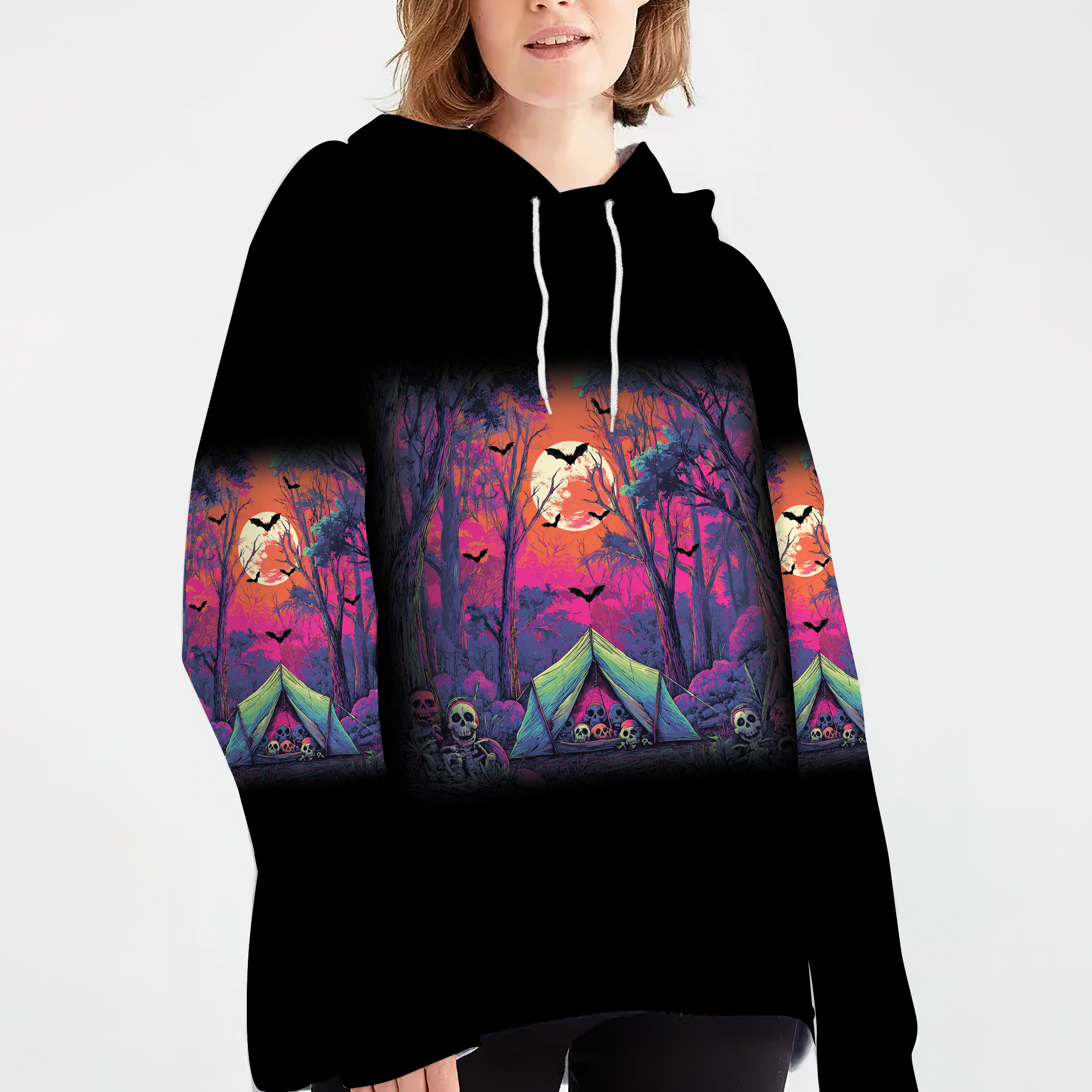 Skull Tent Adventure All Over Print Shirt