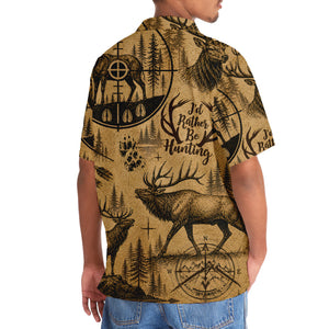 Elk I'd Rather Be Hunting Hawaiian Shirt