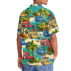 Truck Camper Funny Hawaiian Shirt