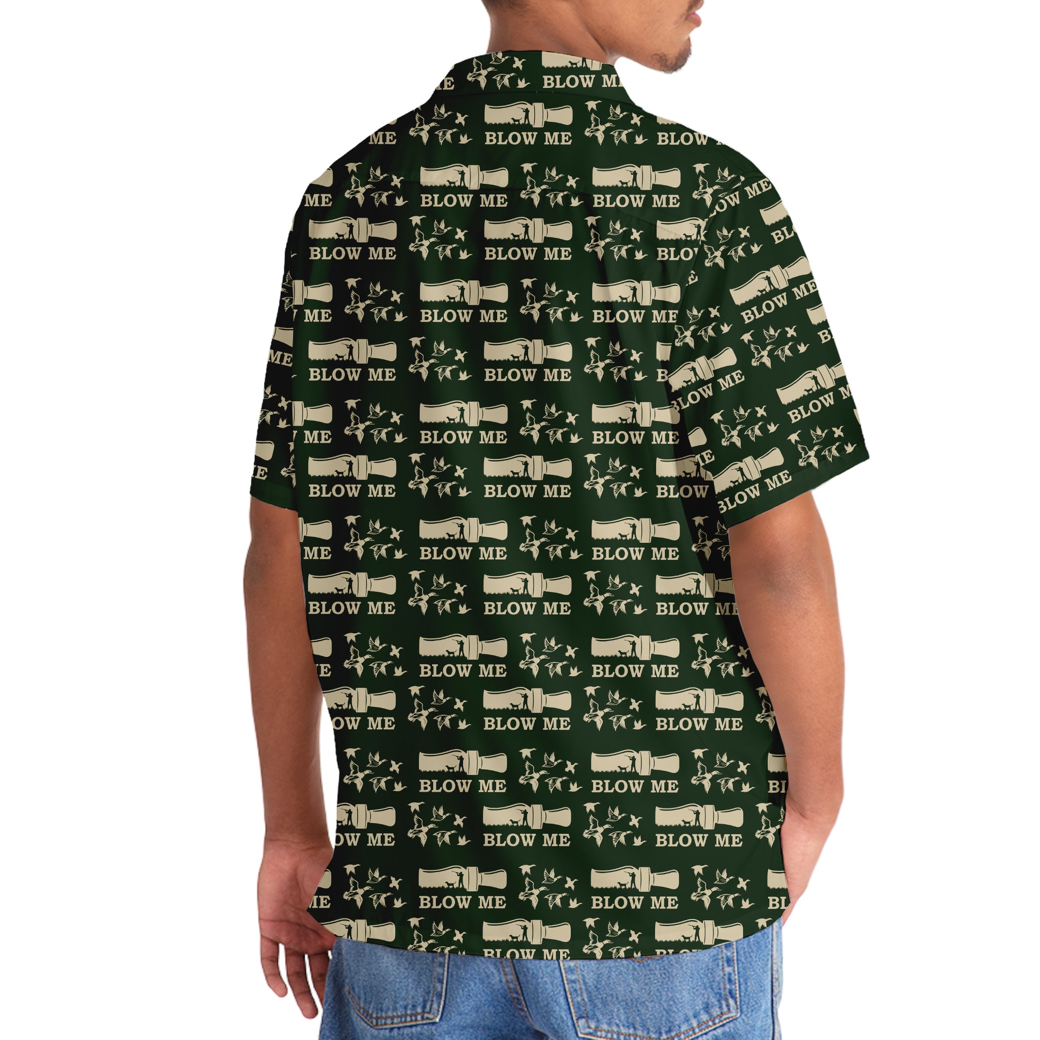 Duck Hunting Blow Me Hawaiian Shirt