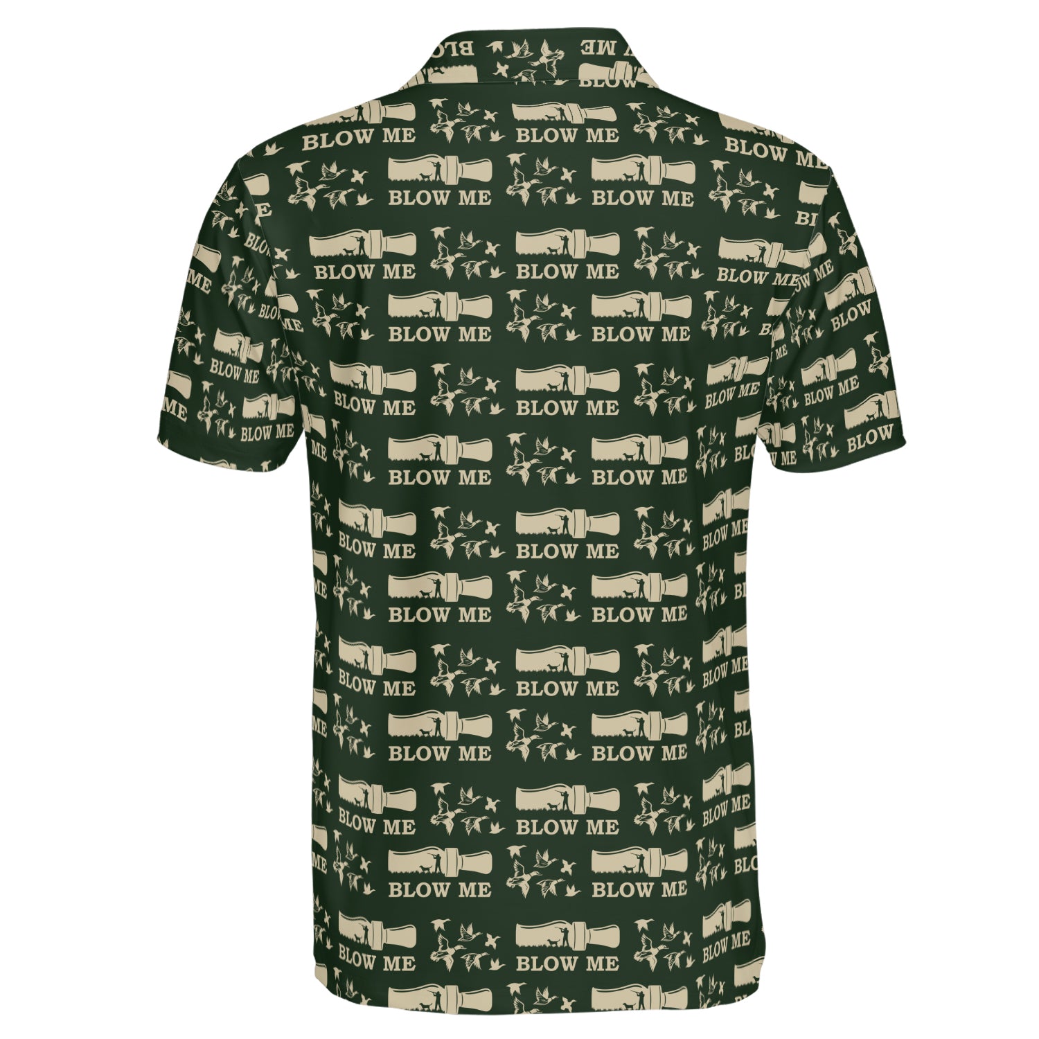 Duck Hunting Blow Me Polo For Men