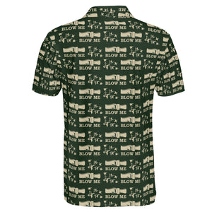 Duck Hunting Blow Me Polo For Men