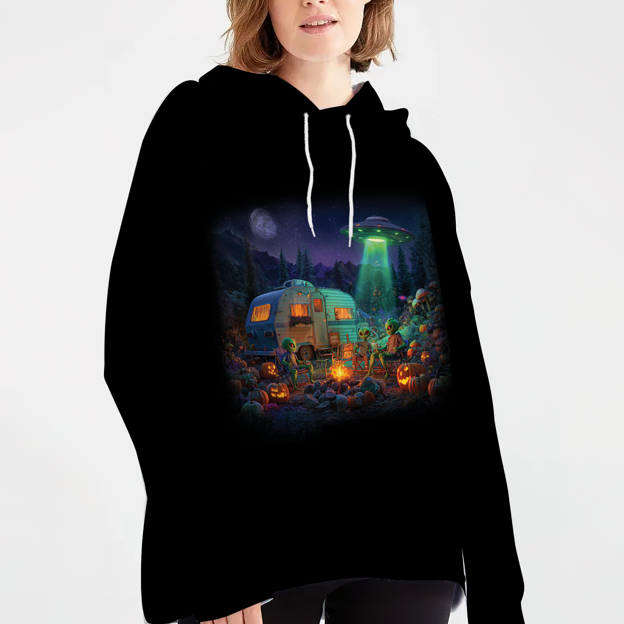 Life Is Better At The UFO Campfire All Over Print Shirt