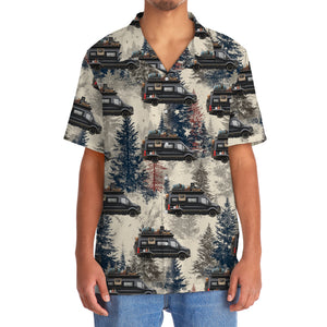 America Conversion Van Camping Hawaiian Shirt