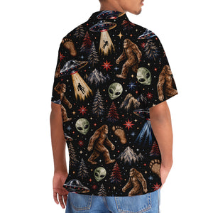 Cosmic Sasquatch Night Hawaiian Shirt