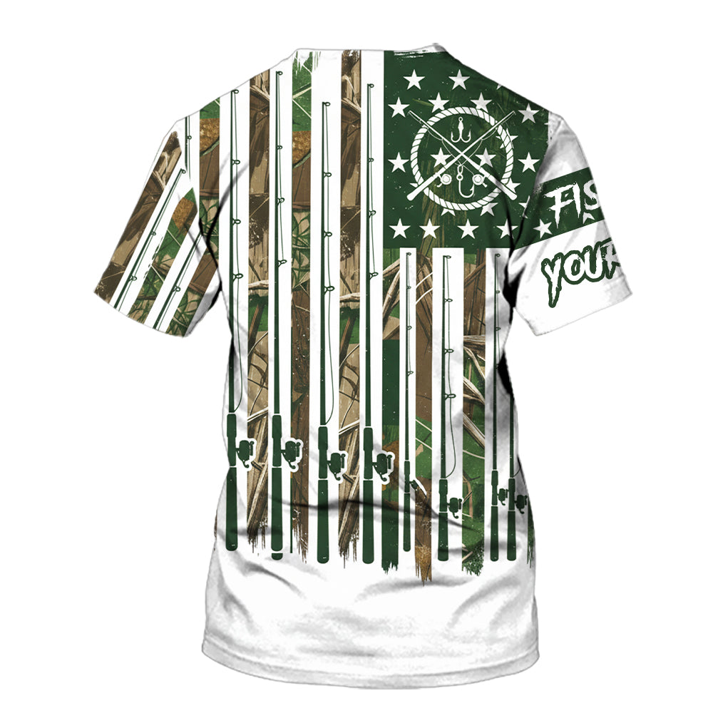Custom Name Fishing Rods All Over Print Shirt