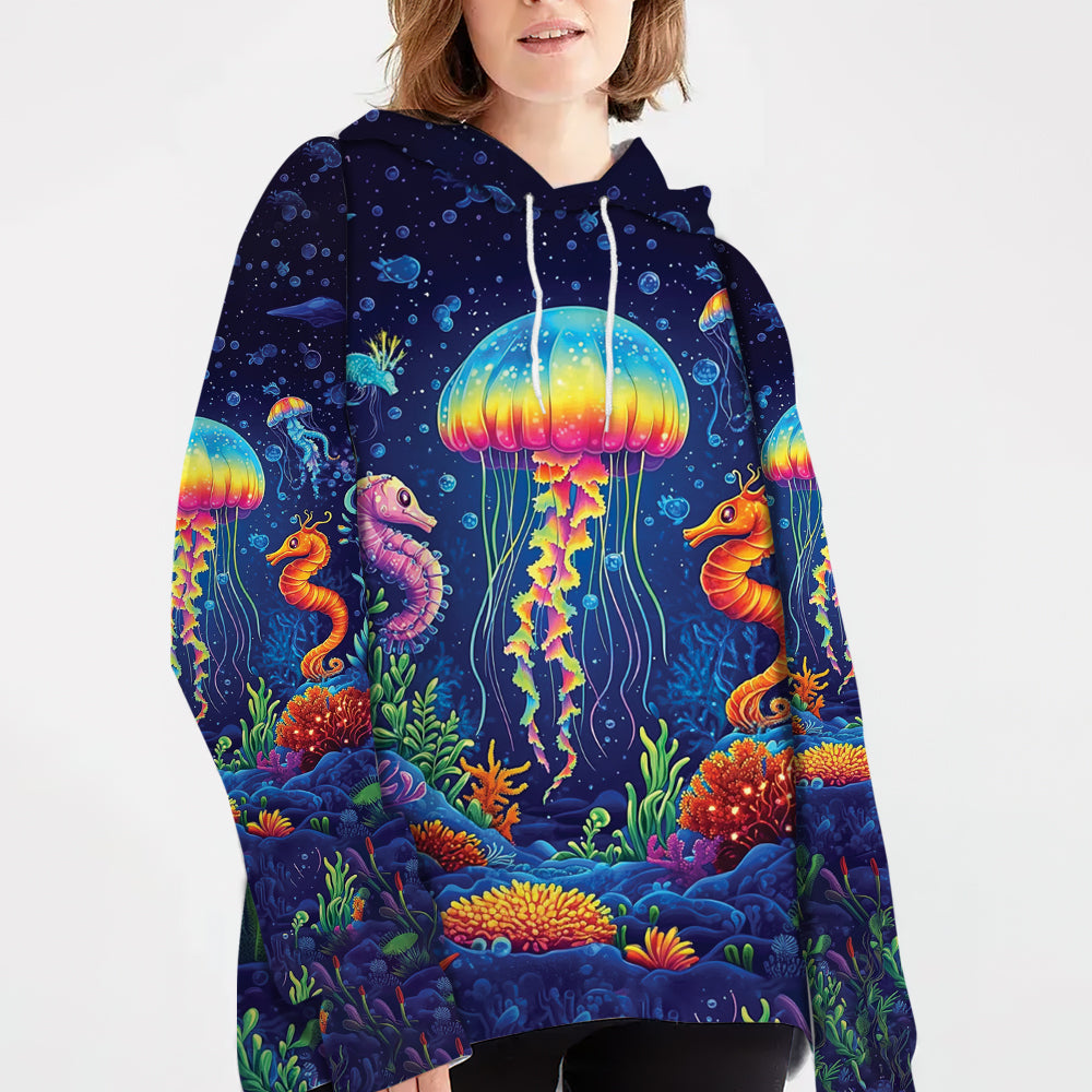 Saltwater Heals Everything Jellyfish All Over Print Shirt