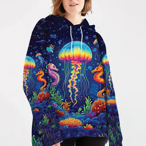 Saltwater Heals Everything Jellyfish All Over Print Shirt