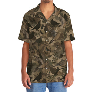 Tactical Mourning Dove Hunting Pattern Hawaiian Shirt