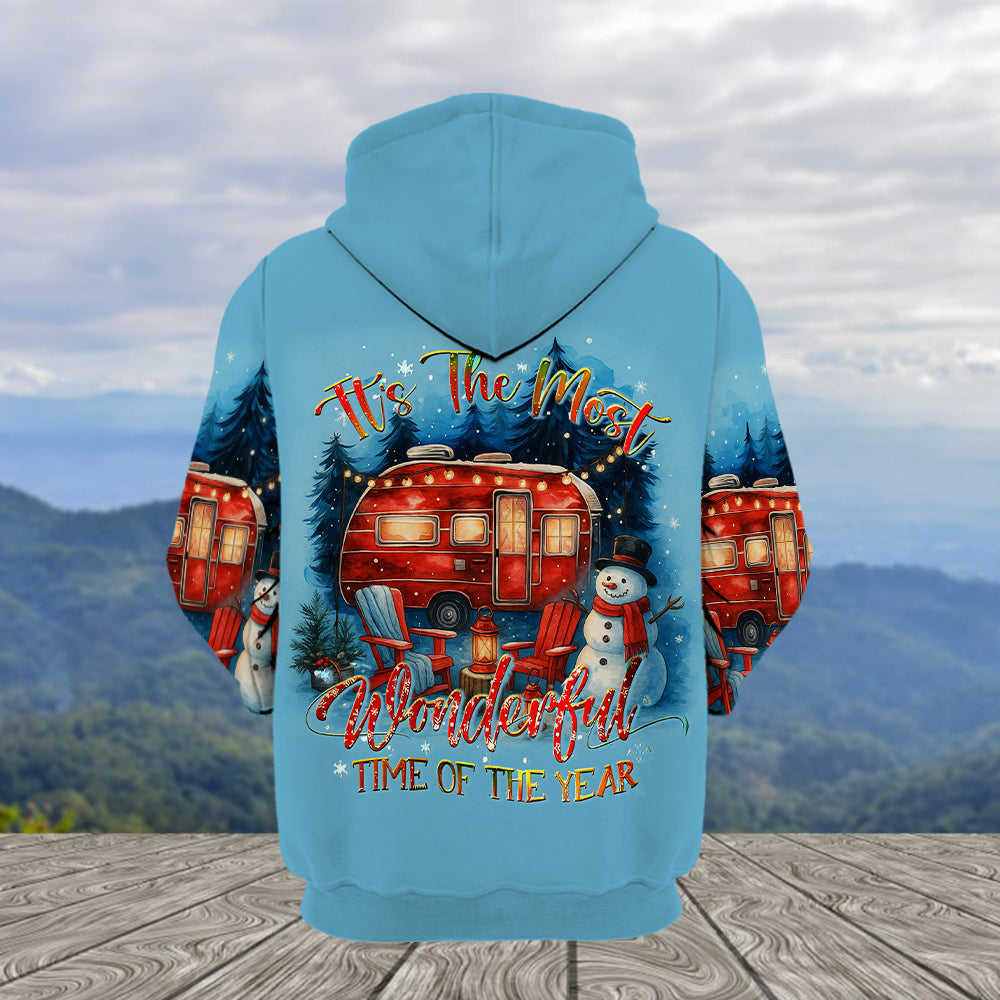 Christmas Camper Winter Wonderland All Over Print Shirt