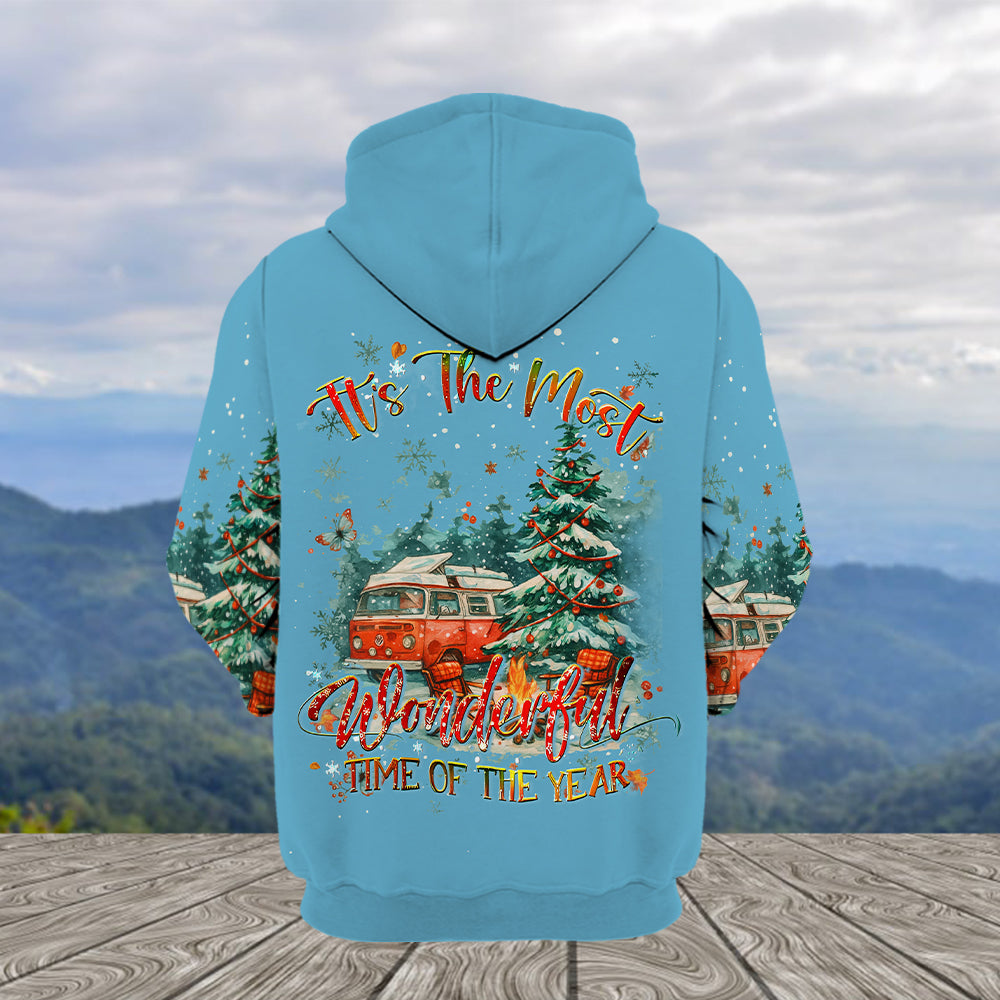 It’s The Most Wonderful Christmas Camping All Over Print Shirt