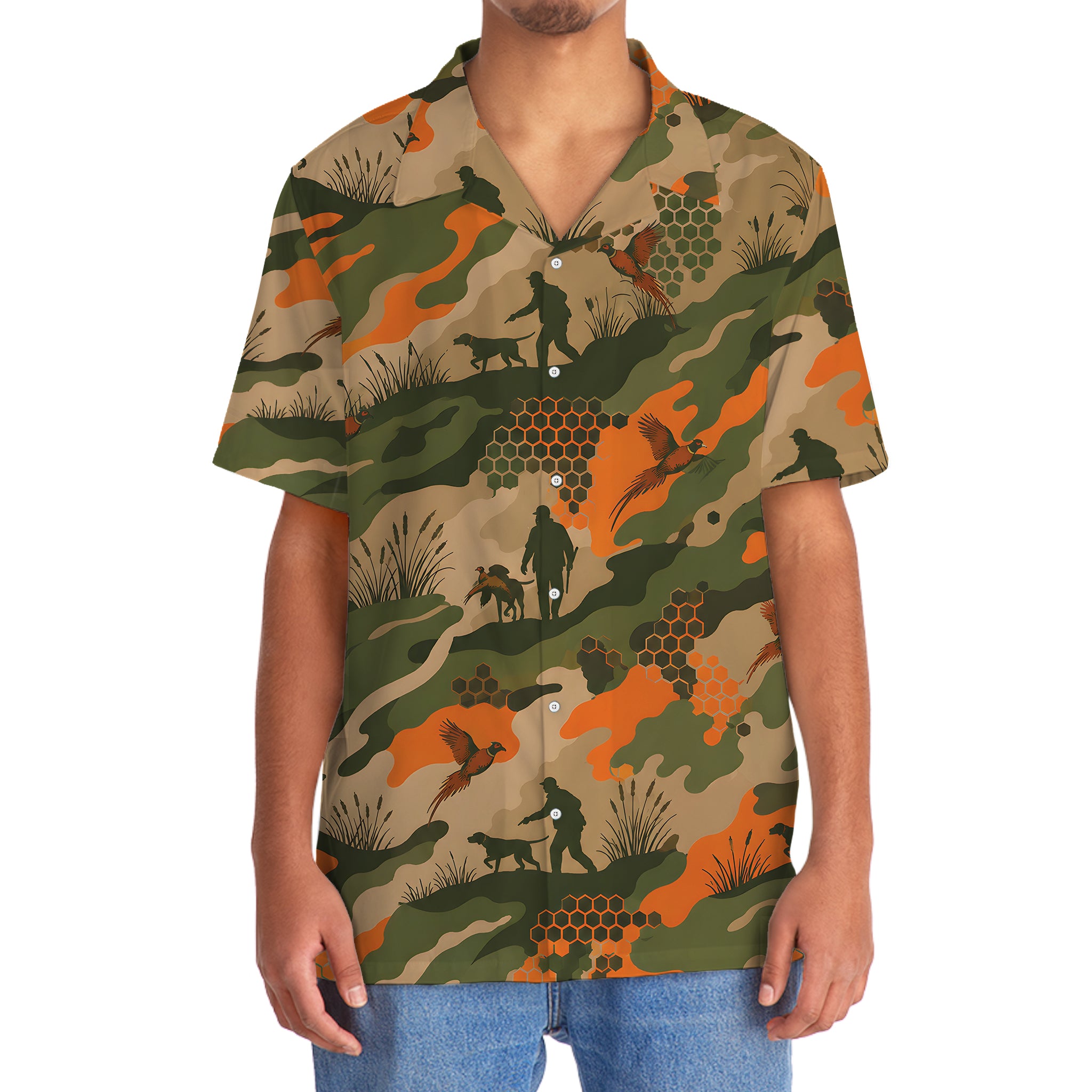 Upland Heritage Pheasant Hunting Hawaiian Shirt
