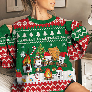 Burnt Marshmallow Xmas Ugly Sweater