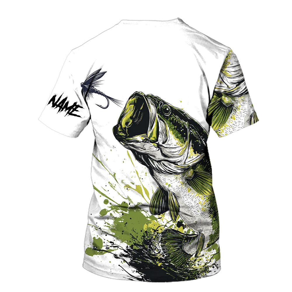 Custom Name Largemouth Bass All Over Print Shirt