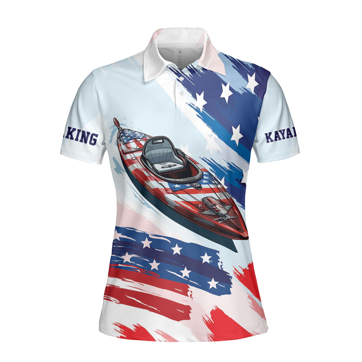 Custom Name Kayaking America All Over Print Shirt