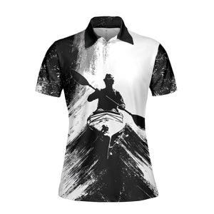 Black And White Kayaking Lover All Over Print Shirt
