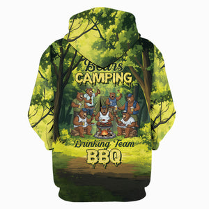Bear Family BBQs All Over Print Shirt