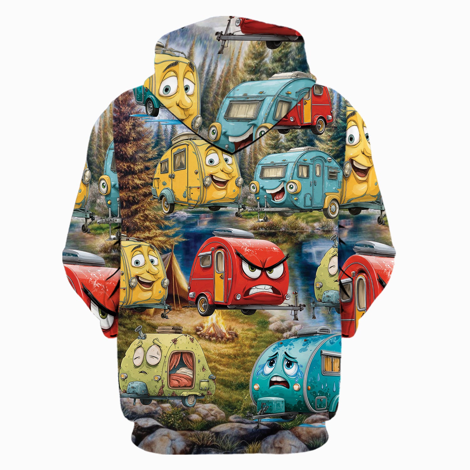 Funny Teardrop Trailer All over Print Shirt