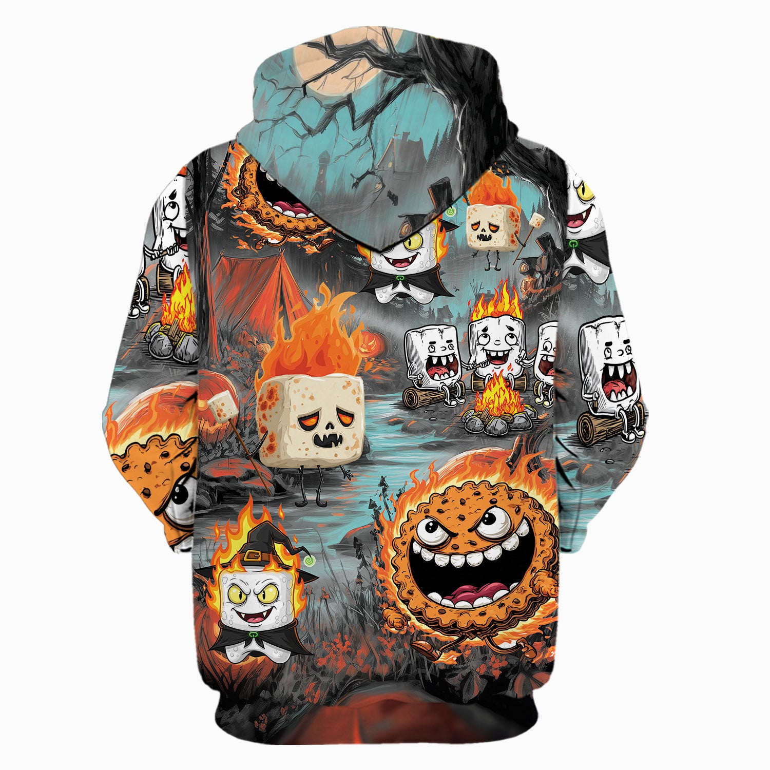 Burnt Marshmallow Halloween All Over Print Shirt
