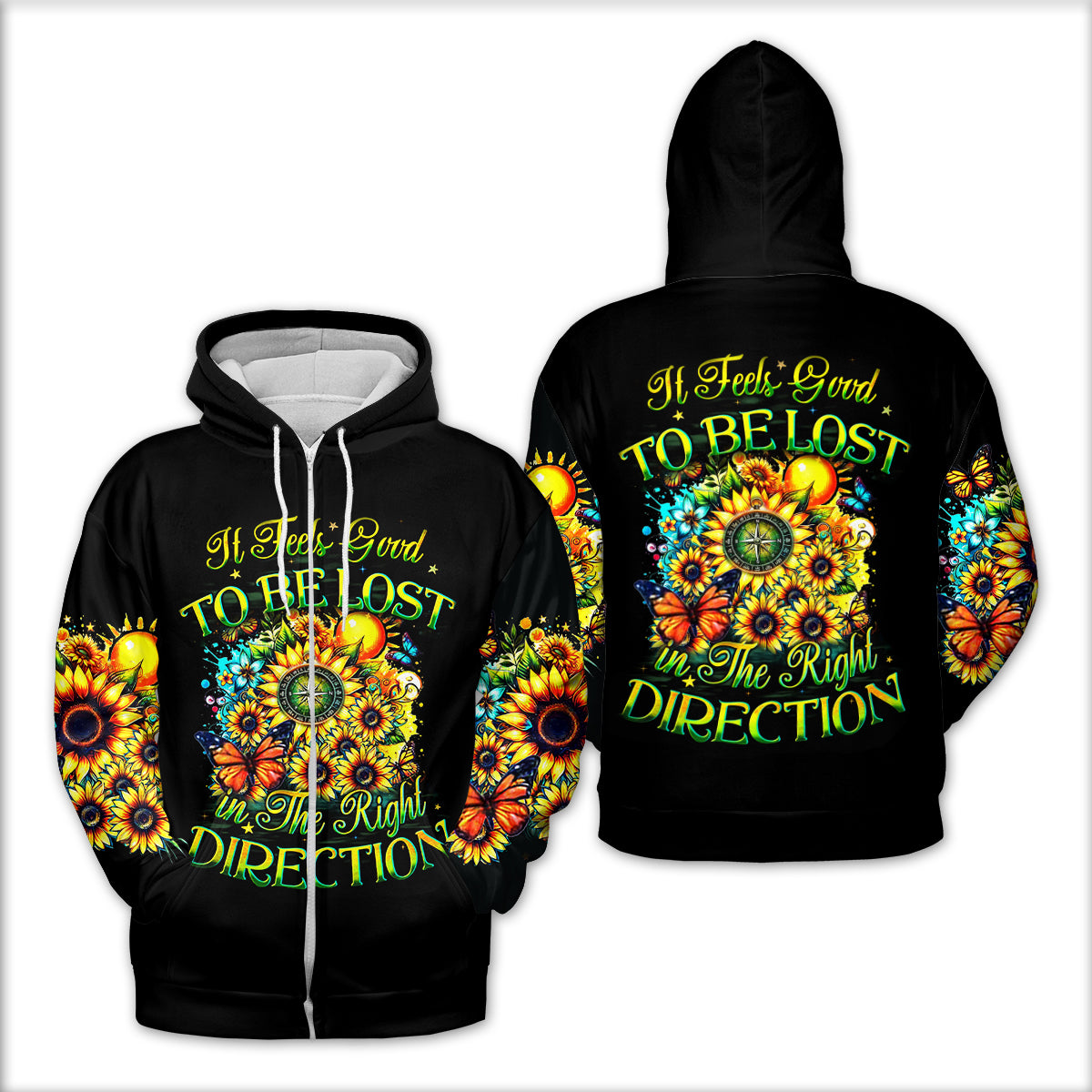 It Feels Good To Be Lost In The Right Direction All Over Print Shirt