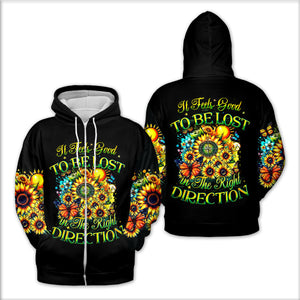 It Feels Good To Be Lost In The Right Direction All Over Print Shirt