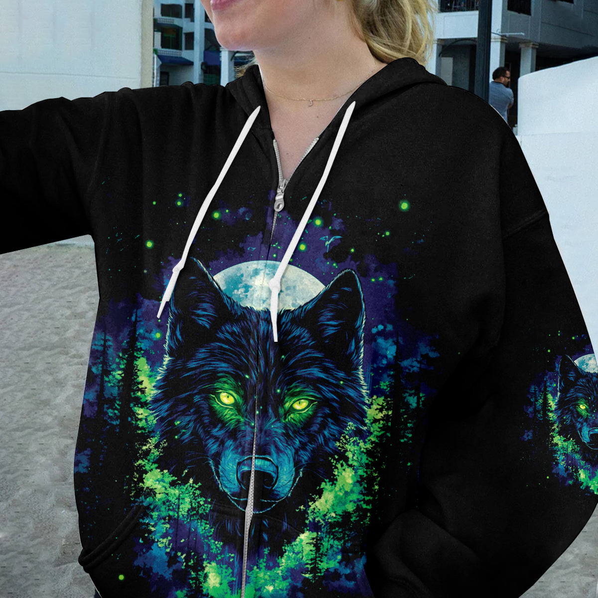 Look Deep Into The Nature And You Will Understand Everything Better Wolf All Over Print Shirt