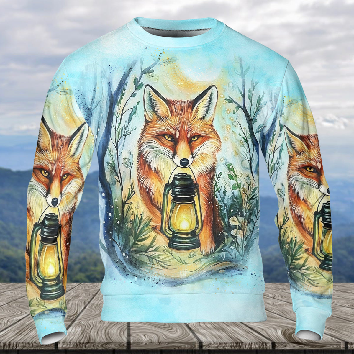 Wild Fox Finding The Way All Over Print Shirt