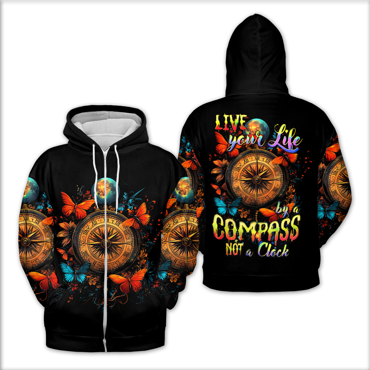 Live Your Life By A Compass All Over Print Shirt