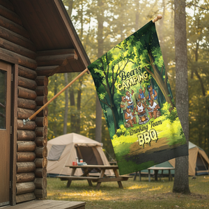 Bear Family BBQs Flag Decor