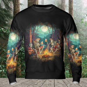 Spooky Camping Crew Halloween All Over Print Shirt