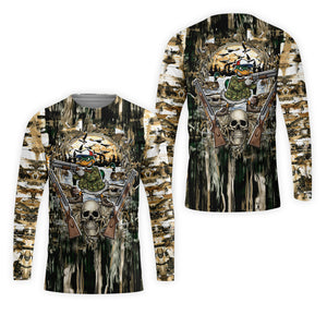 Awesome Mallard Duck Hunting Camo All Over Print Shirt