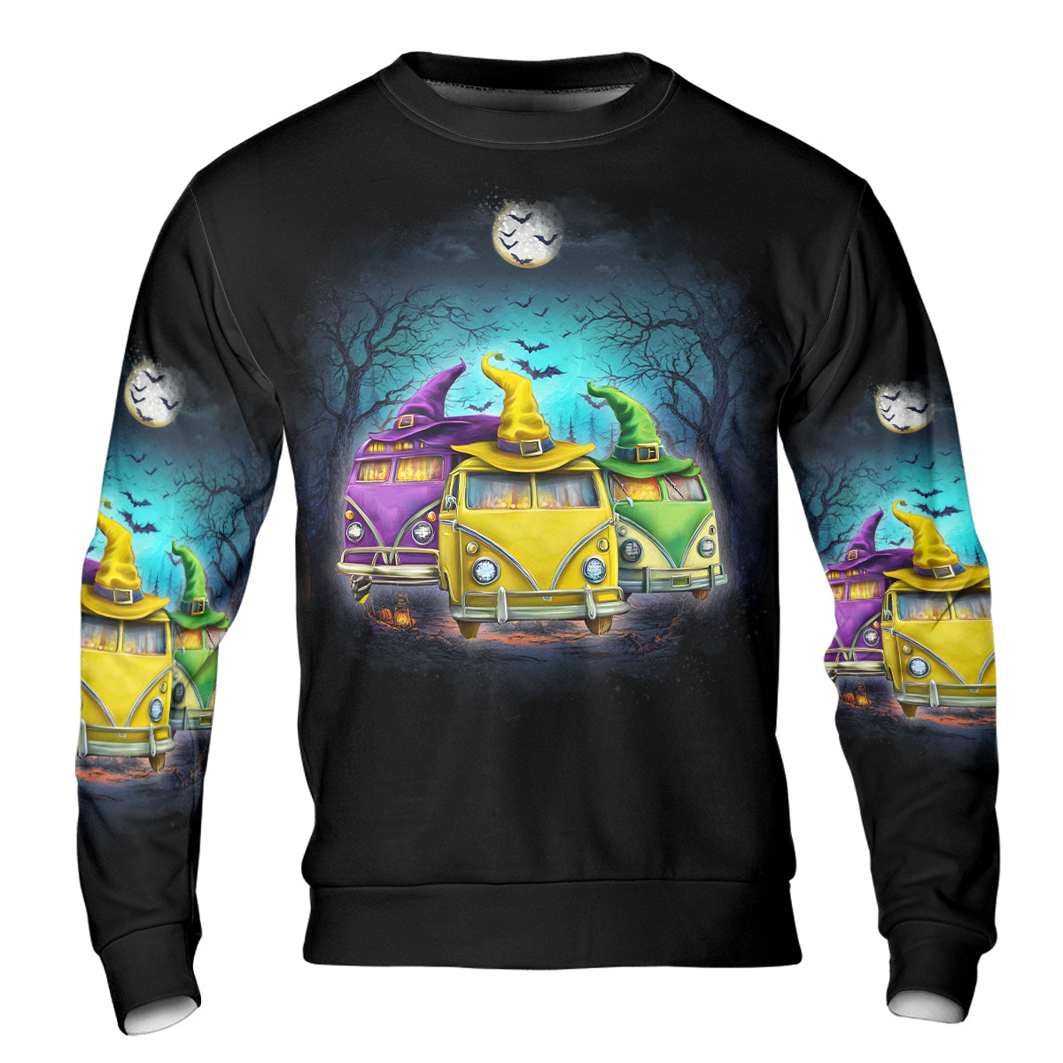 Witches Camping Car All Over Print Shirt